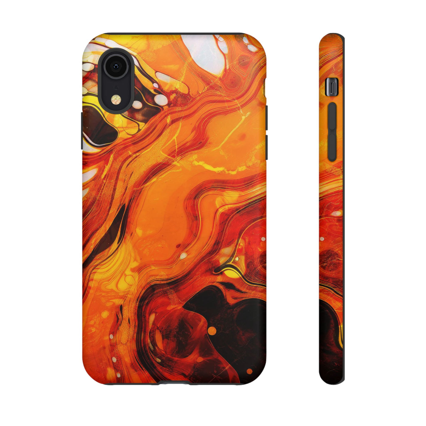 Impact Resistant, Fall Colors Marble, Cute Phone Cases for Samsung S24, S23, S22, S21, IPhone 15 pro Iphone 14 pro Iphone 13 IPhone 12 Iphone 11