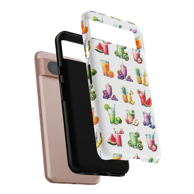 Cute Samsung Case | Cool Iphone Case | Tropical Summer Fruit Cocktail, Samsung S24, S23, S22, S21, IPhone 15 Case | Iphone 14 Case, Iphone 13 Case