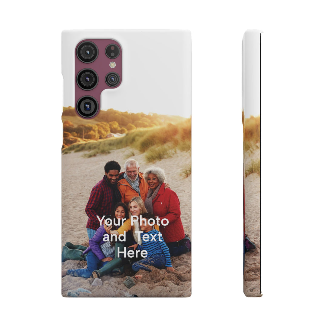 Snap Custom Personalized Family/Pet Cute Phone Cases for Samsung Galaxy S24, S23, S22, S21, S20, Plus, Ultra, Iphone 16, 15, 14, Pro and Max - Studio40ParkLane
