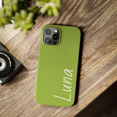 Personalized Initial Name Custom Slim Phone Cases for Iphone 16 Pro Max | iPhone 15 Case | iPhone 15 Pro Max Case, Iphone 14, 13, 12, 11, 10, 8, 7 - Studio40ParkLane