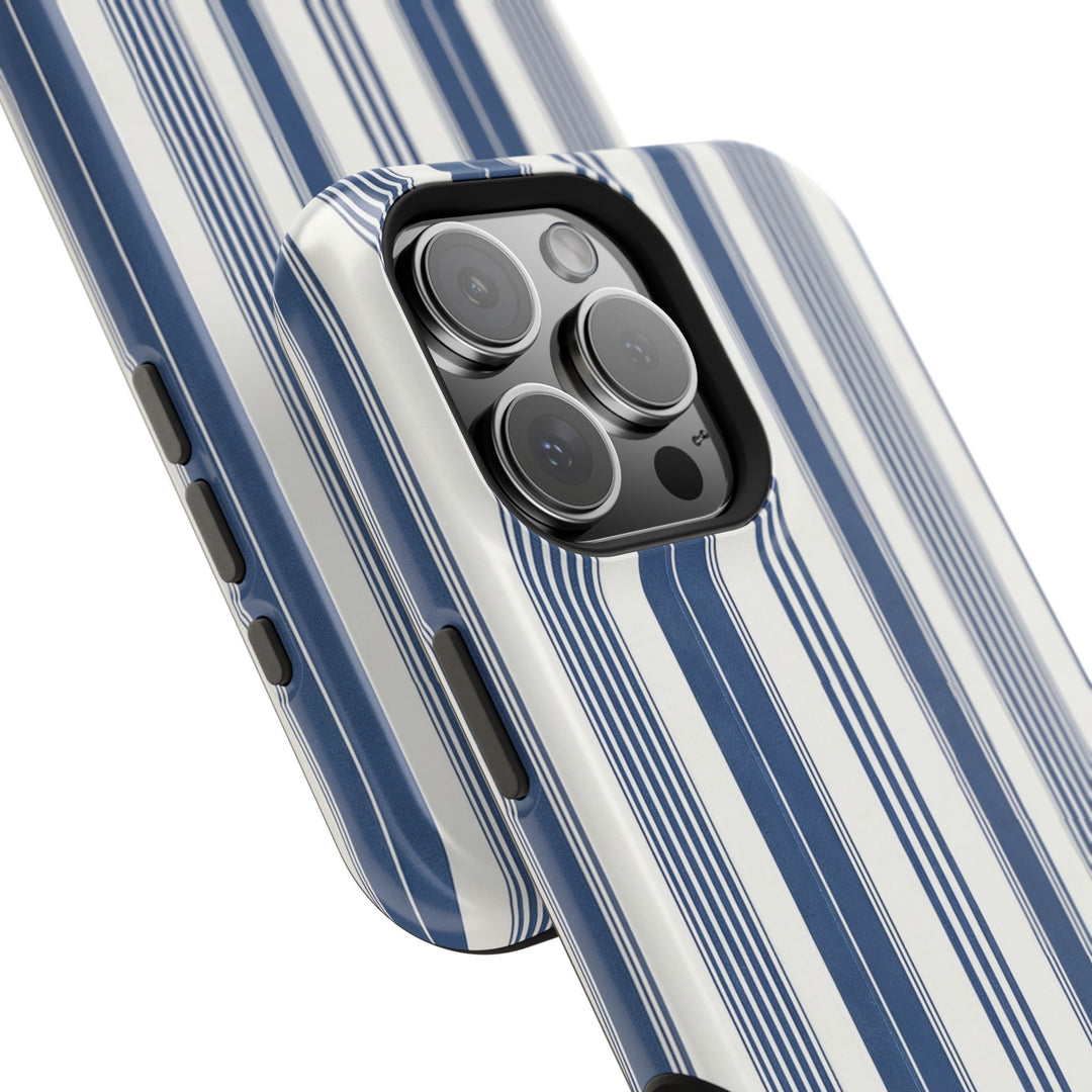 MagSafe Cute Phone Case, Coastal Striped Phone Case for iPhone 17 16 15 14 13 12 Pro Max, Samsung S26 S25 S24 Ultra case - Studio40ParkLane