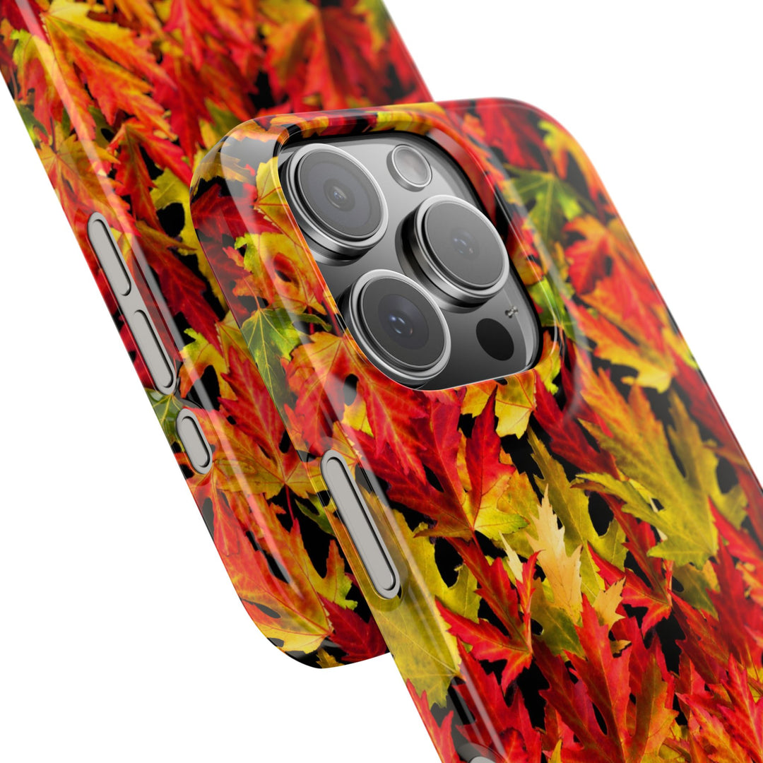 Slim Fall Leaves Slim Cute Phone Cases for Iphone | iPhone 15 Case | iPhone 15 Pro Max Case, Iphone 14, Iphone 14 Pro Max, Iphone 13 - Studio40ParkLane