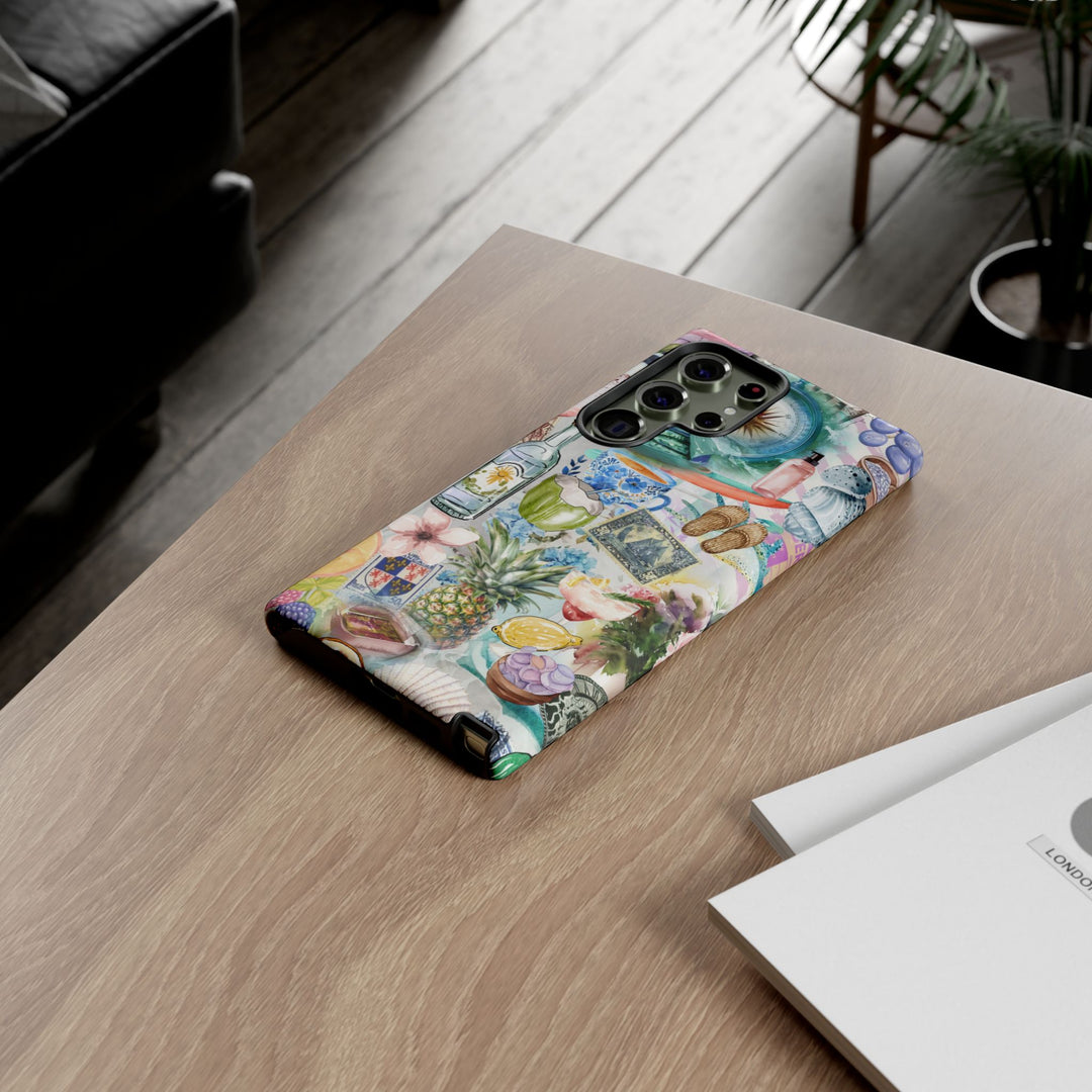 Impact Resistant, Travel Coquette Collage, Cute Phone Cases for Samsung S24, S23, S22, S21, IPhone 15 pro Iphone 14 pro Iphone 13 IPhone 12 Iphone 11 - Studio40ParkLane