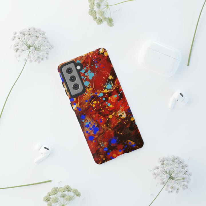 Cool Phone Case | Aesthetic Phone Case | Fall Colors Marble | For Samsung Galaxy S23, S22, S21, S20 | Luxury Double Layer | Cute - Studio40ParkLane