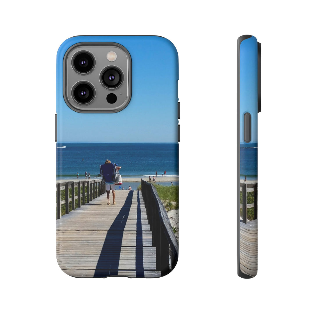 Cute Samsung Case | Cool Iphone Case | Summer Beach Walk, Samsung S24, S23, S22, S21, IPhone 15 Case | Iphone 14 Case, Iphone 13 Case - Studio40ParkLane