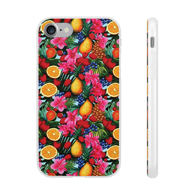 Cute Flexi Phone Cases, For Iphones and Samsung Galaxy Phones, Summer Mixed Fruit, Galaxy S23 Phone Case, Samsung S22 Case, Samsung S21, Iphone 15, Iphone 14, Iphone 13