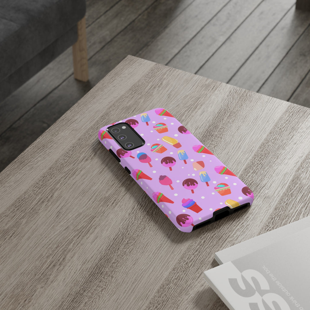 Cute Samsung Case | Cool Iphone Case | Summer Pink Ice - Cream, Samsung S24, S23, S22, S21, IPhone 15 Case | Iphone 14 Case, Iphone 13 Case - Studio40ParkLane