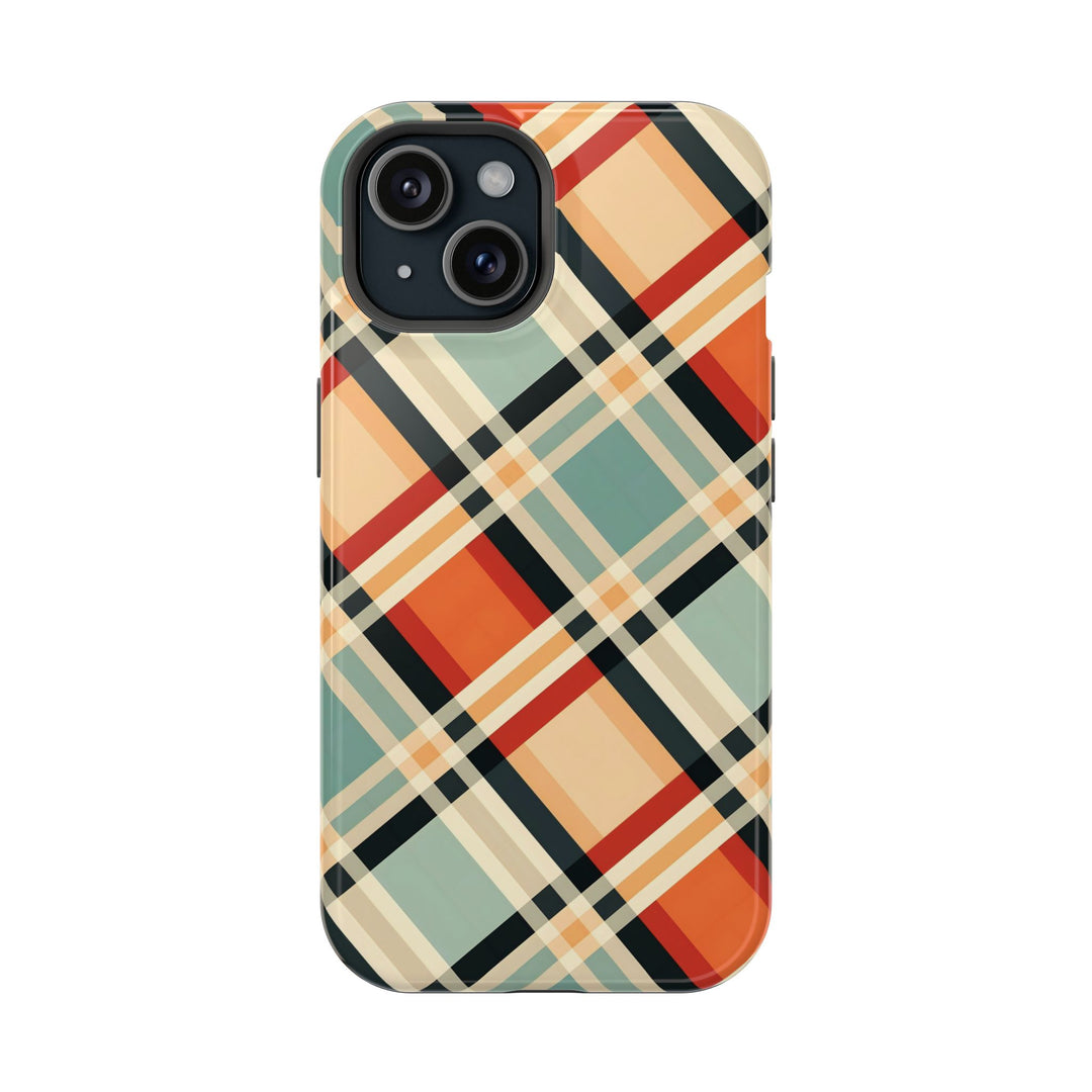 Checkered Plaid Magsafe Gift for Her Cute Phone Case for Iphone, | iPhone 16 | iPhone 15 Pro Max, Iphone 14 Pro Max, 13 12 11 10 9 8 7 - Studio40ParkLane