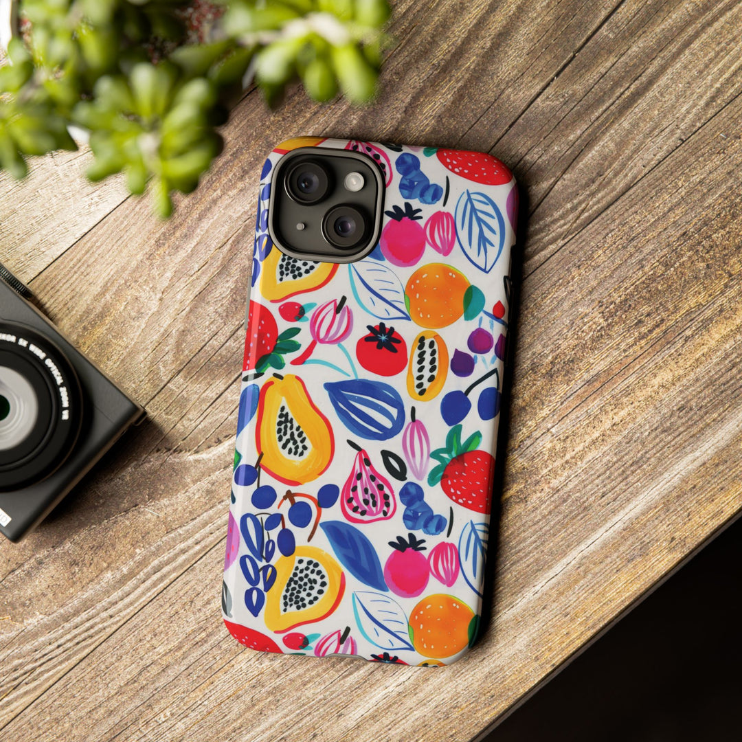 Summer Fruit Cute Tough Phone Case - For Apple iPhone Case 17, 16, 15 Pro Max, 14 Plus, 13 Pro, 12, Samsung Galaxy S26, S25, S24 Plus Ultra - Studio40ParkLane