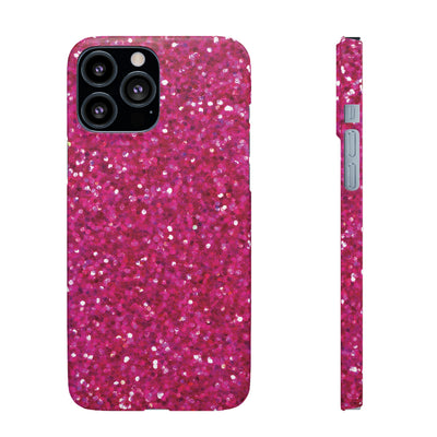 Snap Non-Glitter Muted Pink Play on "Faux" Glitter Effect Cute Phone Cases for Samsung and Iphone, 16, 15, 14, S24, S23, S22, S21, S20, Plus and Ultra