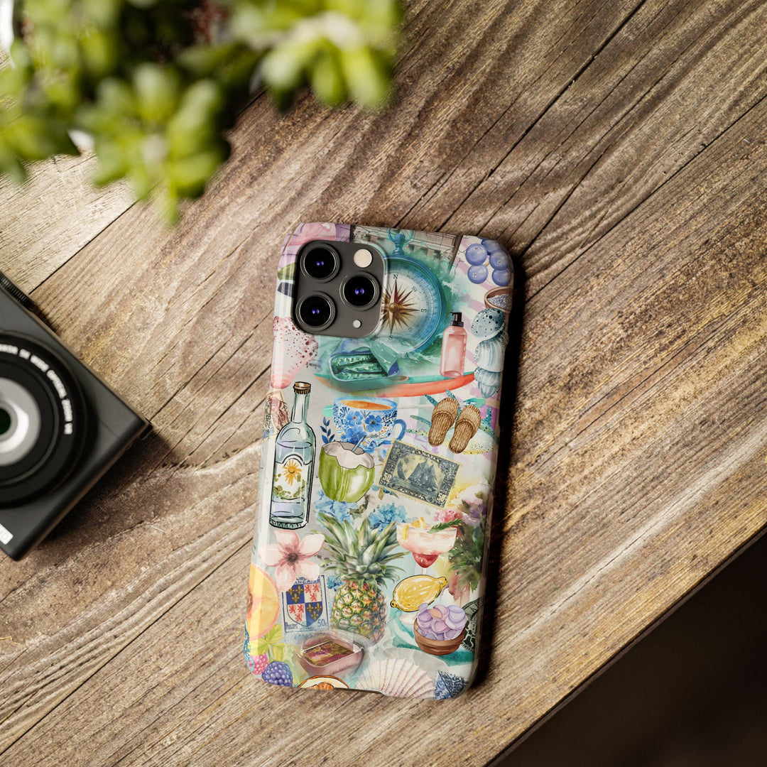Slim Travel Coquette Collage Slim Cute Phone Cases for Iphone | iPhone 15 Case | iPhone 15 Pro Max Case, Iphone 14, Iphone 14 Pro Max, Iphone 13 - Studio40ParkLane