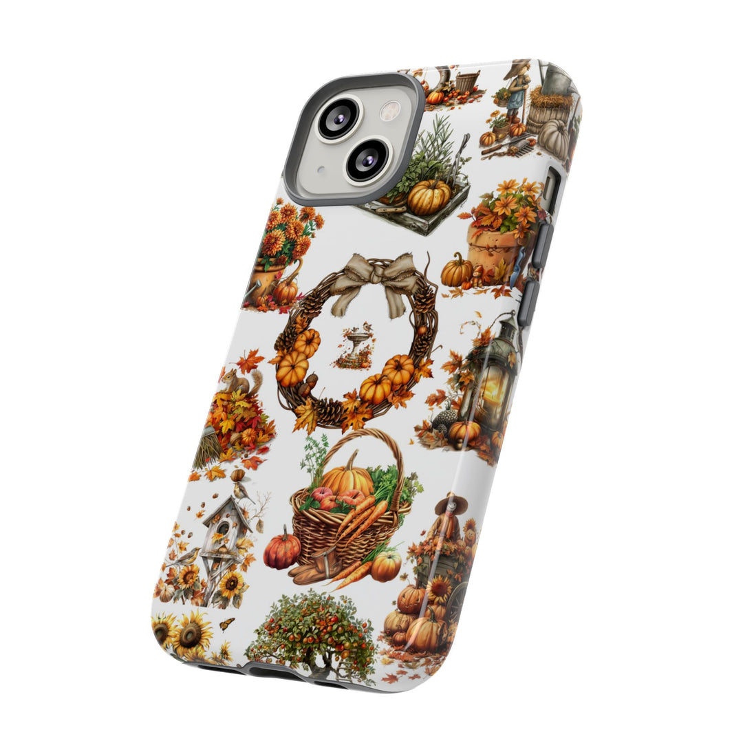 Impact Resistant, Fall Leaves Collage, Cute Phone Cases for Samsung S24, S23, S22, S21, IPhone 15 pro Iphone 14 pro Iphone 13 IPhone 12 Iphone 11 - Studio40ParkLane