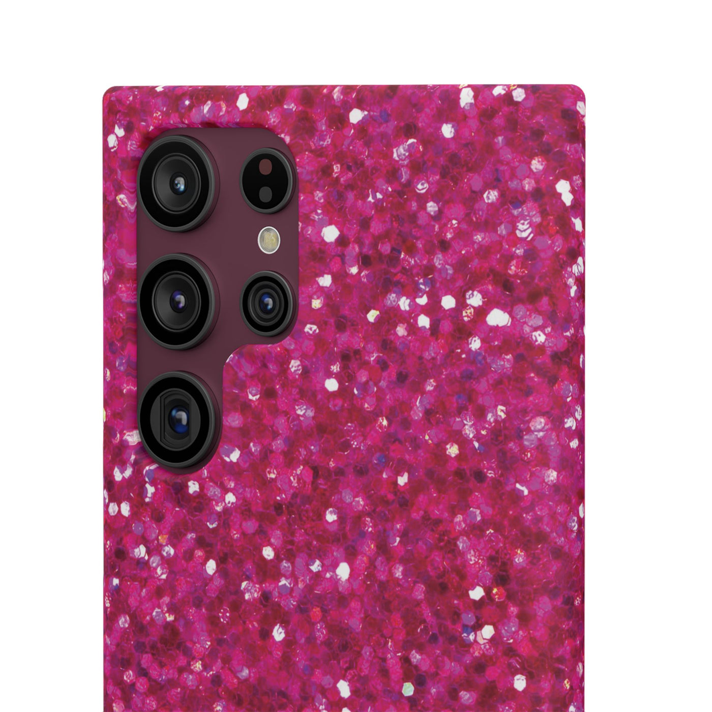 Snap Non-Glitter Muted Pink Play on "Faux" Glitter Effect Cute Phone Cases for Samsung and Iphone, 16, 15, 14, S24, S23, S22, S21, S20, Plus and Ultra