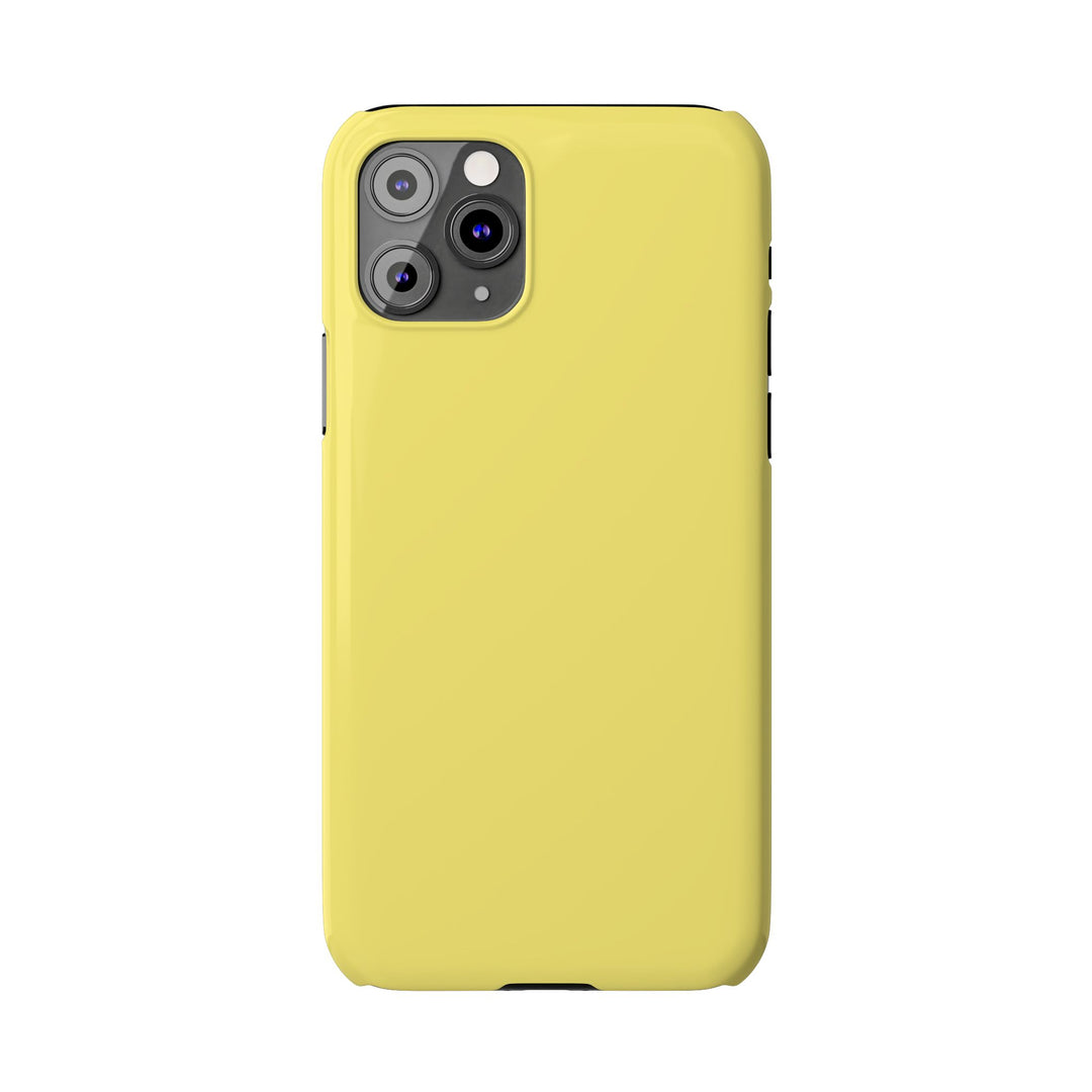 Slim Light Yellow Gift for Her Aesthetic Cute Phone Case for Iphone 16 - | iPhone 15 Pro Max Case | iPhone 14 Case 13 12 11 10 9 8 7 - Studio40ParkLane