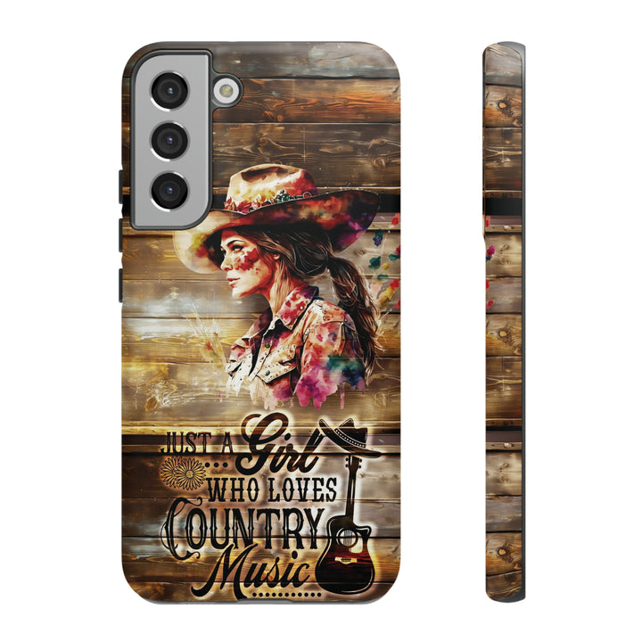 Cute Samsung Phone Case | Aesthetic Samsung Phone Case | Galaxy S23, S22, S21, S20 | Country Music Girl, Protective Phone Case - Studio40ParkLane