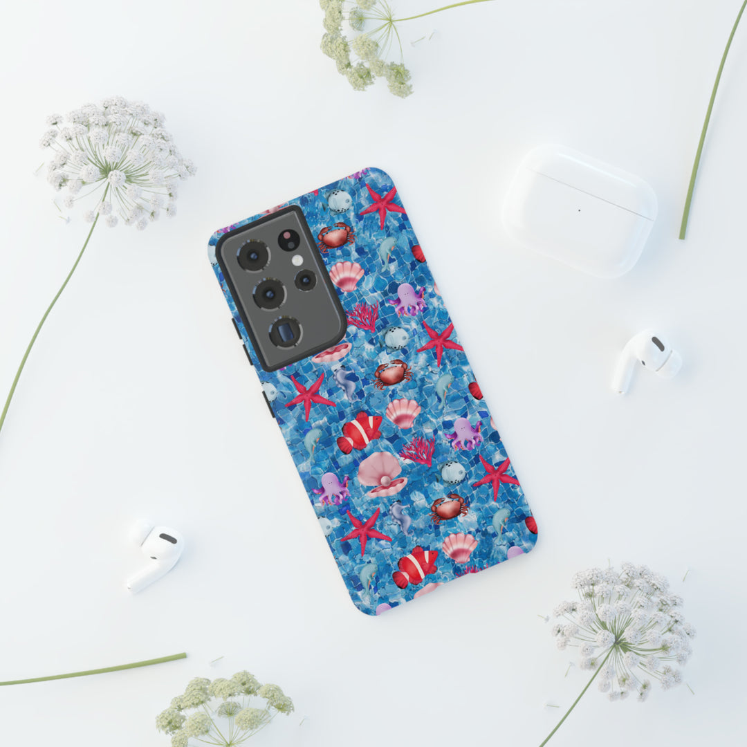 Cute Samsung Phone Case | Aesthetic Samsung Phone Case | Galaxy S23, S22, S21, S20 | Under The Sea, Protective Phone Case - Studio40ParkLane