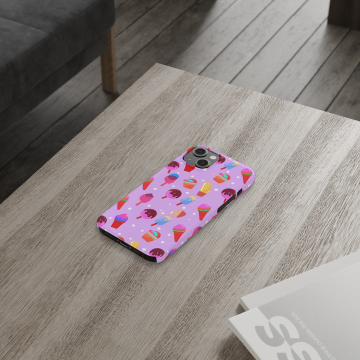 Slim Cute Phone Cases for Iphone - | iPhone 15 Case | iPhone 15 Pro Max Case, Iphone 14 Case, Iphone 14 Pro Max, Iphone 13, Summer Ice - cream Pink - Studio40ParkLane