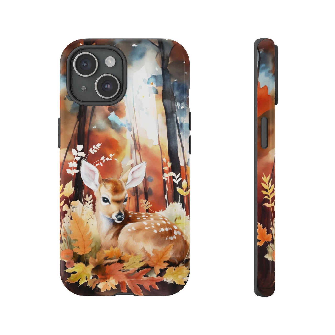 Autumn Fall Deer Forest Gift for Her Cute Phone Case for, Samsung Galaxy S24, S23, S22, S21, IPhone 16 Case | Iphone 15, Iphone 14, IPhone 13 Case