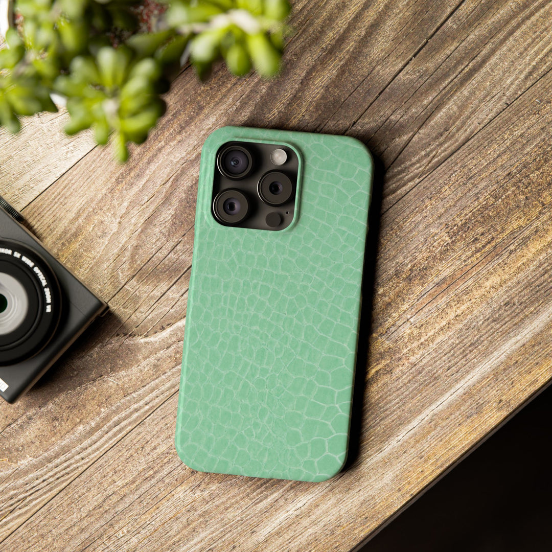 Slim Non Leather Mint Color Pattern Gift for Her Cute Phone Cases for Iphone 16 Pro Max | iPhone 15 Case | iPhone 15 Pro Max Case, Iphone 14, 13, 12, 11, 10, 8, 7 - Studio40ParkLane