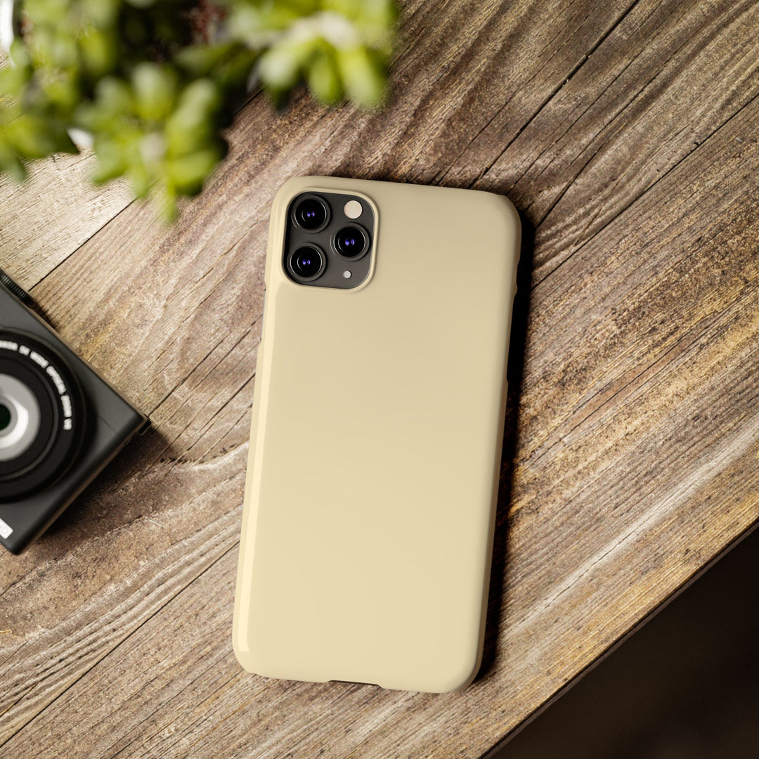 Slim Pale Yellow Gift for Her Aesthetic Cute Phone Case for Iphone 16 - | iPhone 15 Pro Max Case | iPhone 14 Case 13 12 11 10 9 8 7 - Studio40ParkLane