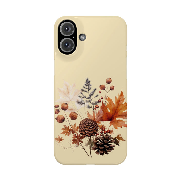 Slim Fall Leaves Foliage Cute Phone Cases for Iphone 16 | iPhone 15 Case | iPhone 15 Pro Max Case, Iphone 14, Iphone 14 Pro Max, Iphone 13, Slim Mom Dad Gift - Studio40ParkLane