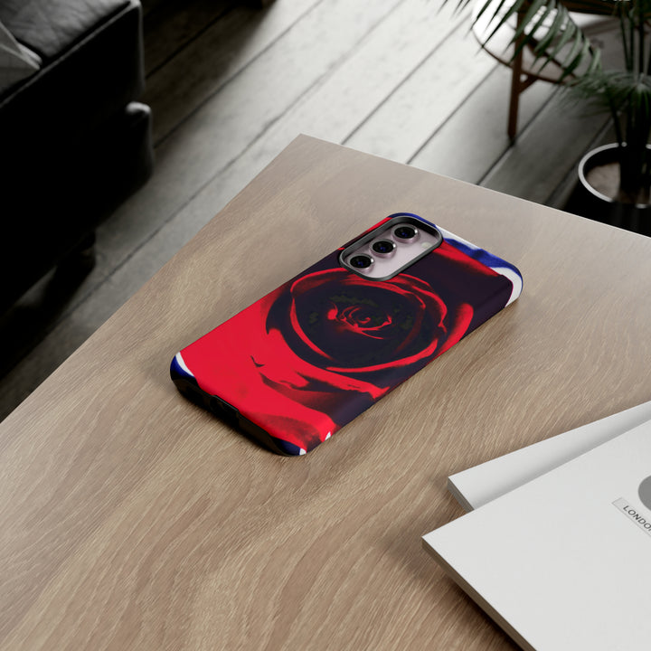 Cute Samsung Phone Case | Aesthetic Samsung Phone Case | Red Rose | Galaxy S23, S22, S21, S20 | Luxury Double Layer | Cool - Studio40ParkLane