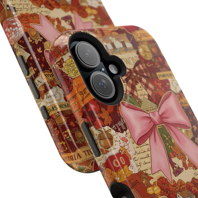 New England Fall Coquette Collage Tough Magsafe Cute Phone Cases for Iphone | iPhone 15 Pro Max Case, Iphone 14, Iphone 14 13 12 11 10 9 8 7 - Studio40ParkLane