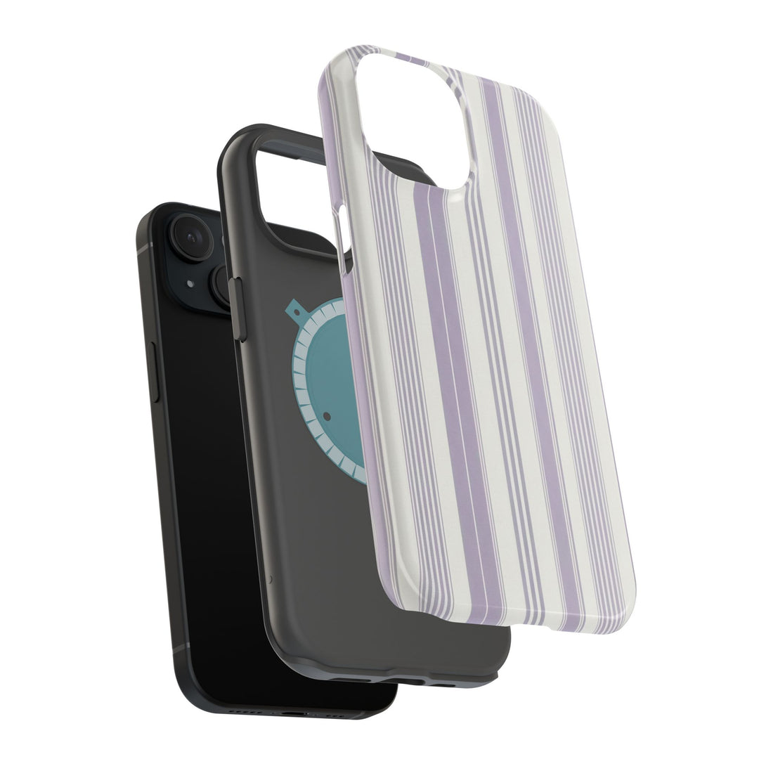 MagSafe Cute Phone Case, Coastal Striped Phone Case for iPhone 17 16 15 14 13 12 Pro Max, Samsung S25 S24 S23 Ultra case