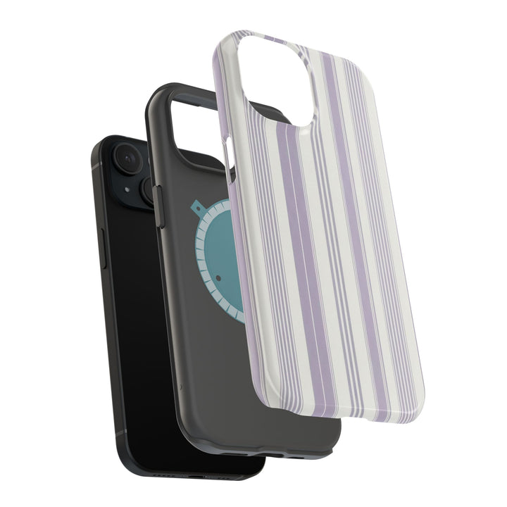 MagSafe Cute Phone Case, Coastal Striped Phone Case for iPhone 17 16 15 14 13 12 Pro Max, Samsung S25 S24 S23 Ultra case