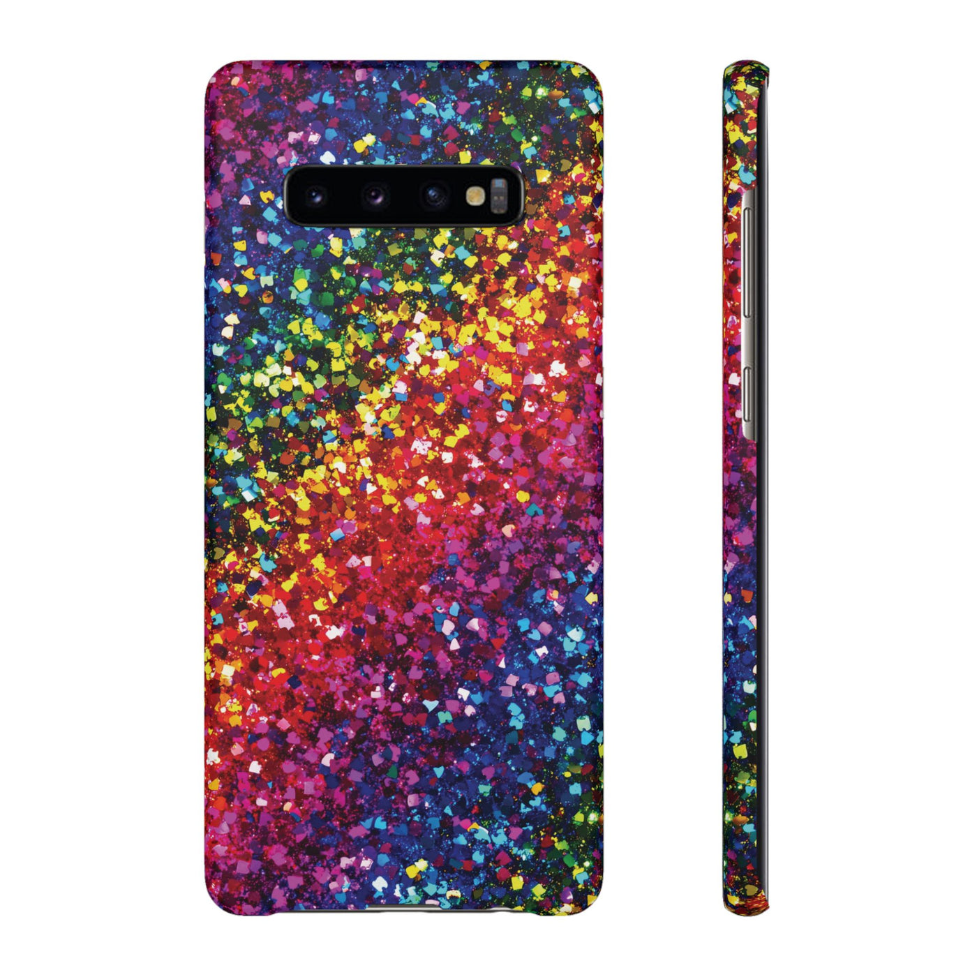 Snap Non-Glitter Muted Color Play on "Faux" Glitter Effect Cute Phone Cases for Samsung and Iphone, 16, 15, 14, S24, S23, S22, S21, S20, Plus and Ultra