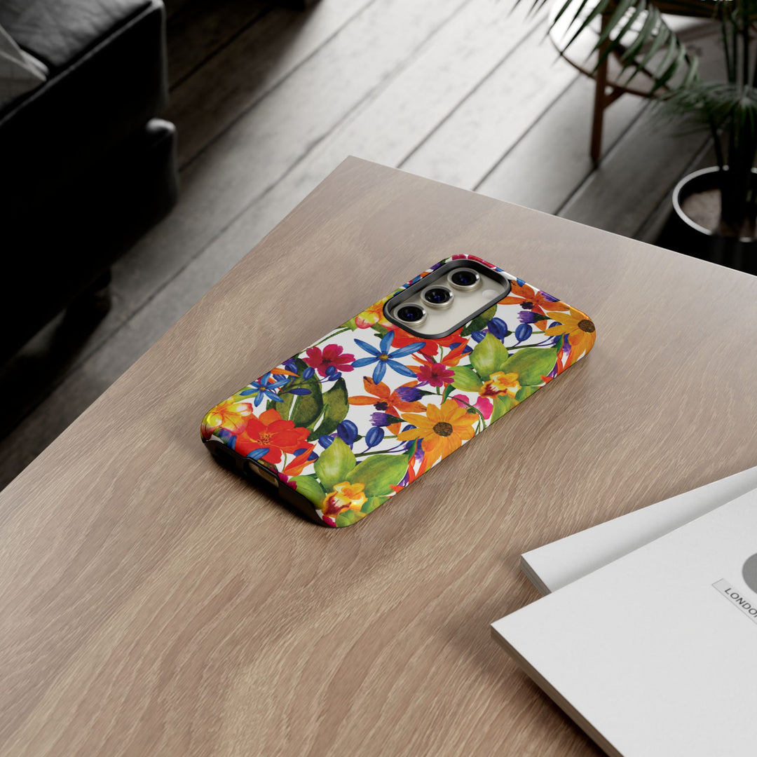 Premium Tough Spring Flowers Cute Phone Cases for Samsung S24, S23, S22, S21, S20, Plus and Ultra, Iphone 16 Pro Max,15, 14, 13, 12, 11, 10 - Studio40ParkLane