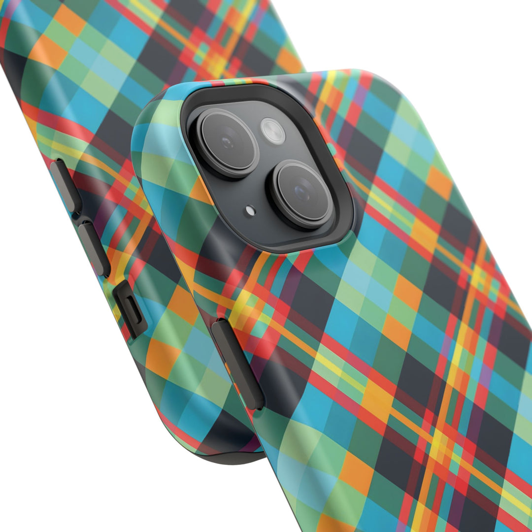 Checkered Plaid Magsafe Gift for Her Cute Phone Case for Iphone, | iPhone 16 | iPhone 15 Pro Max, Iphone 14 Pro Max, 13 12 11 10 9 8 7 - Studio40ParkLane