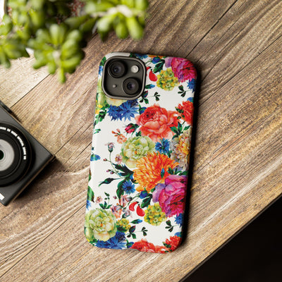Premium Tough Spring Flowers Cute Phone Cases for Samsung S24, S23, S22, S21, S20, Plus and Ultra, Iphone 16 Pro Max,15, 14, 13, 12, 11, 10 - Studio40ParkLane