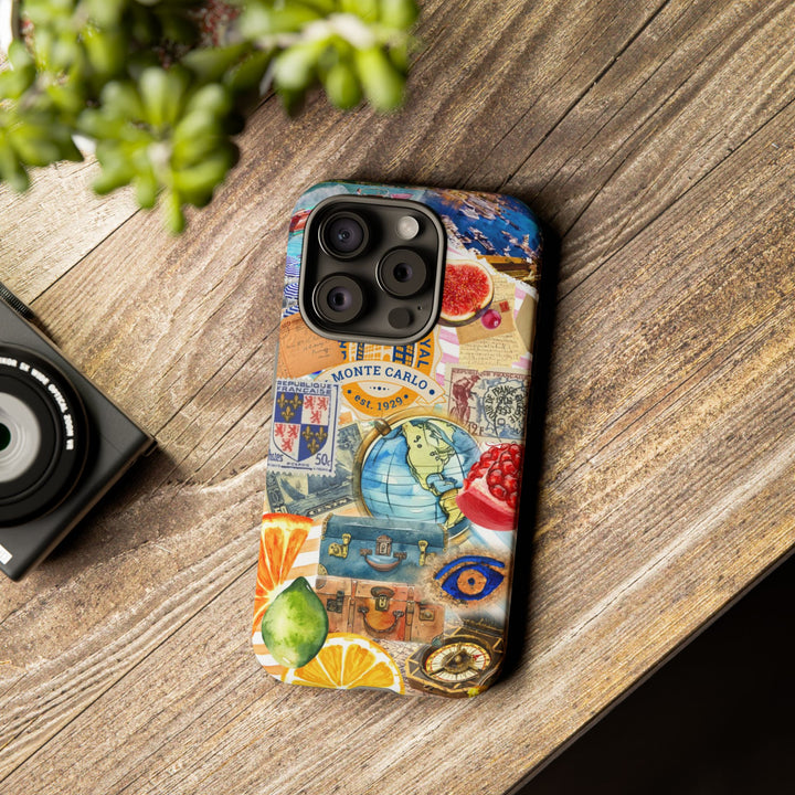 Cute European Summer Collage Phone Case, for IPhone 16 Case | Iphone 15, Iphone 14, IPhone 13 Case, 11 8 7, Samsung Galaxy S24, S23, S22, S21 Extra Protective - Studio40ParkLane