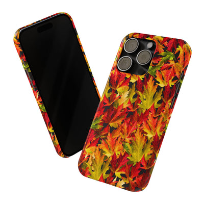 Fall Leaves Slim Cute Phone Cases for Iphone  | iPhone 15 Case | iPhone 15 Pro Max Case, Iphone 14, Iphone 14 Pro Max, Iphone 13