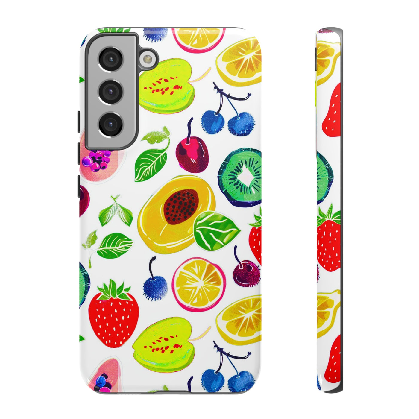 Impact Resistant, Summer Fruit, Cute Phone Cases for Samsung S24, S23, S22, S21, IPhone 15 pro, Iphone 14 pro, Iphone 13 IPhone 12 Iphone 11