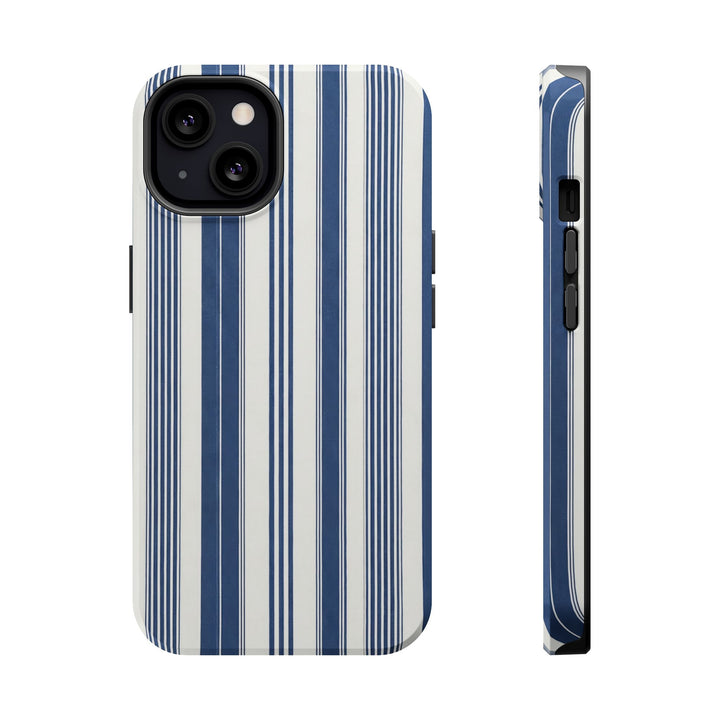 MagSafe Cute Phone Case, Coastal Striped Phone Case for iPhone 17 16 15 14 13 12 Pro Max, Samsung S26 S25 S24 Ultra case - Studio40ParkLane