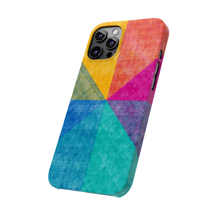 Slim Cute Phone Cases for Iphone | iPhone 15 Case | iPhone 15 Pro Max Case, Iphone 14, Iphone 14 Pro Max, Iphone 13, Abstract Colored Shapes - Studio40ParkLane