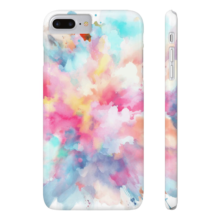 Slim Paint Splash Pink Gift for Her Cute Phone Cases for Iphone 16 Pro Max | iPhone 15 Case | iPhone 15 Pro Max Case, Iphone 14, Iphone 14 Pro Max, Iphone 13 12 11 8 7 - Studio40ParkLane