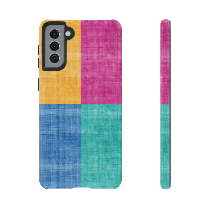 Impact Resistant, Colored Shapes, Cute Phone Cases for Samsung S24, S23, S22, S21, IPhone 15 pro Iphone 14 pro Iphone 13 IPhone 12 Iphone 11 - Studio40ParkLane