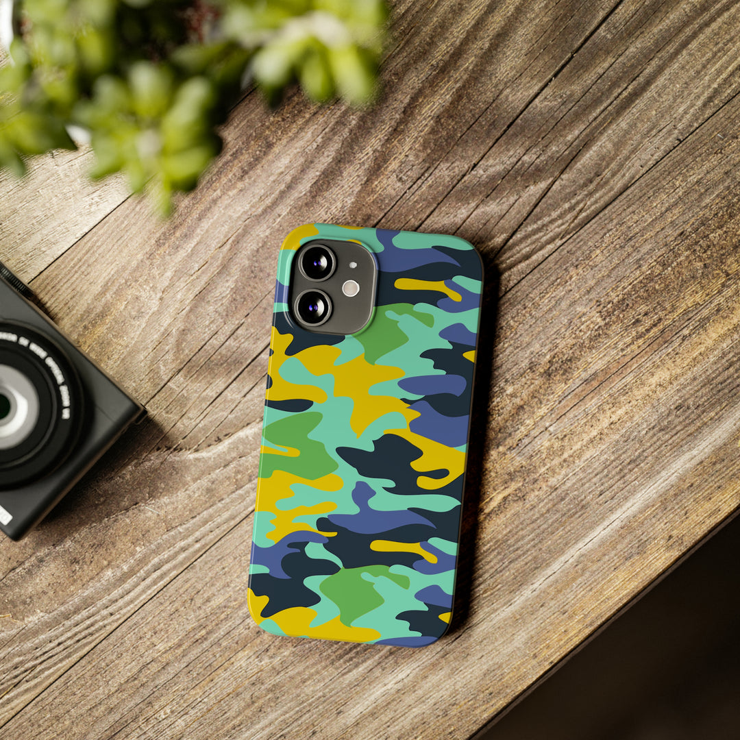 Slim Cute Phone Cases for Iphone - | iPhone 15 Case | iPhone 15 Pro Max Case, Iphone 14 Case, Iphone 14 Pro Max, Iphone 13, Late Spring Camouflage - Studio40ParkLane