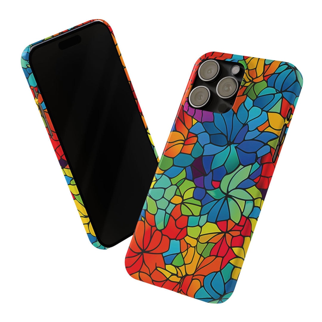 Slim Window Style Mosaic Gift for Her Cute Phone Cases for Iphone 16 Case | iPhone 15 Case | iPhone 15 Pro Max Case, Iphone 14, Iphone 14 Pro Max, Iphone 13 - Studio40ParkLane