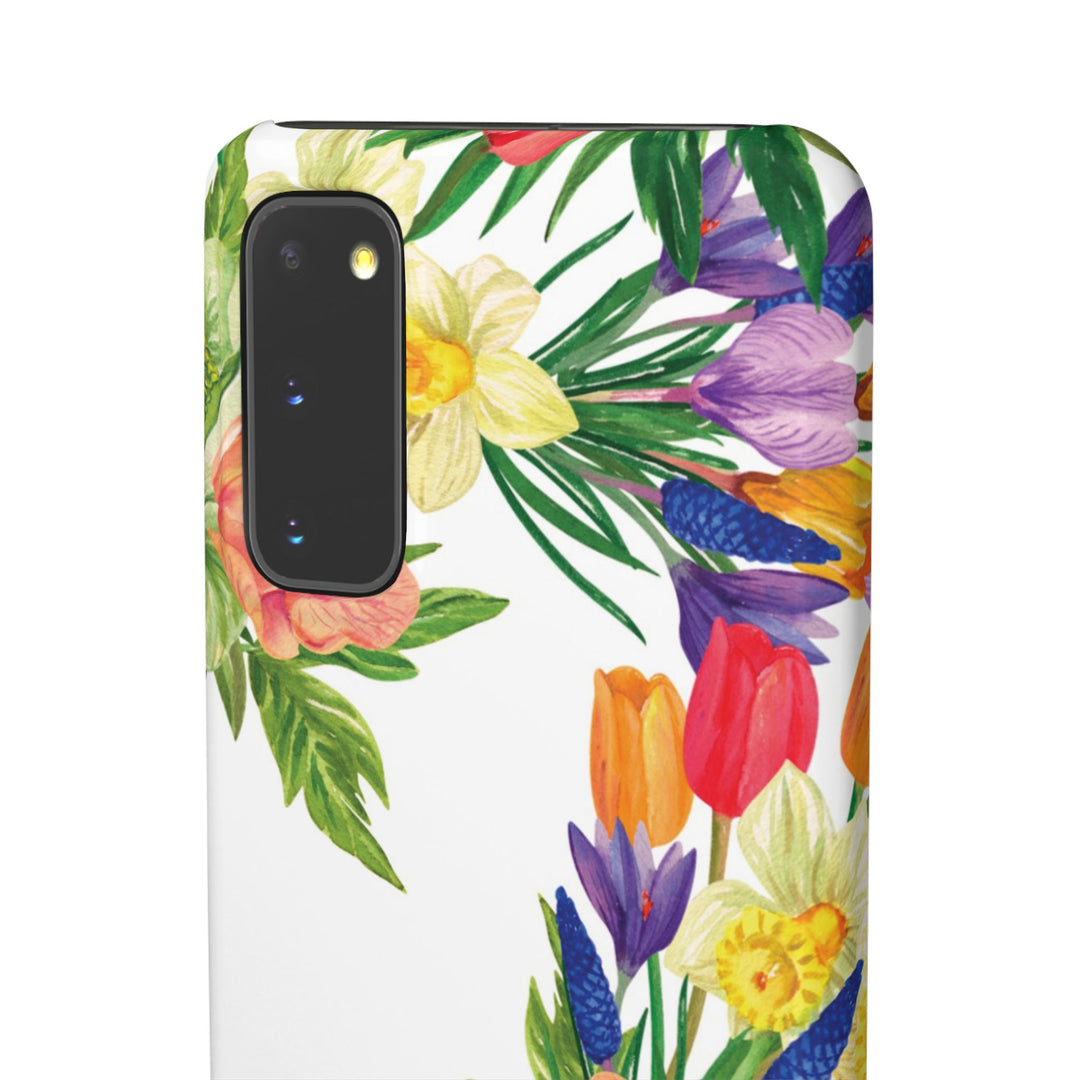Sleek Snap Spring Summer Flowers Cute Phone Case for iPhone 16 15 14 13 12 11 X Xs Max Xr Pro Plus Samsung Galaxy S24 S23 S22 S21 S20 Ultra