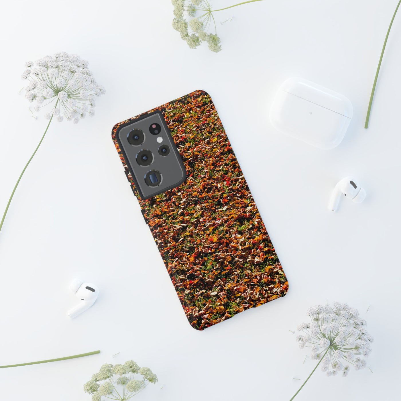 Impact Resistant, Fall Leaves Collage, Cute Phone Cases for Samsung S24, S23, S22, S21, IPhone 15 pro Iphone 14 pro Iphone 13 IPhone 12 Iphone 11