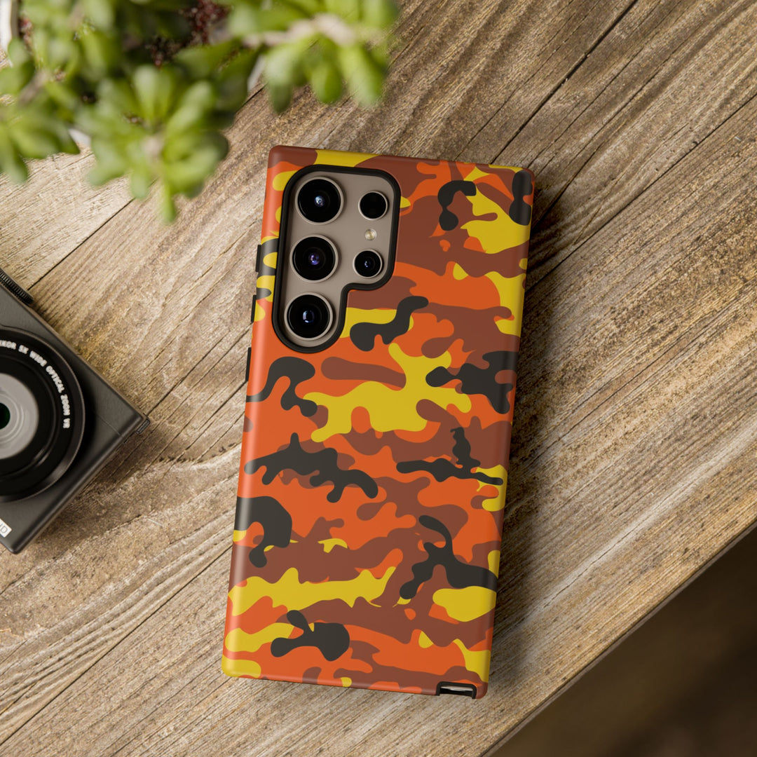 Impact Resistant, Fall camo Camouflage, Cute Phone Cases for Samsung S24, S23, S22, S21, IPhone 15 pro Iphone 14 pro Iphone 13 IPhone 12 Iphone 11 - Studio40ParkLane