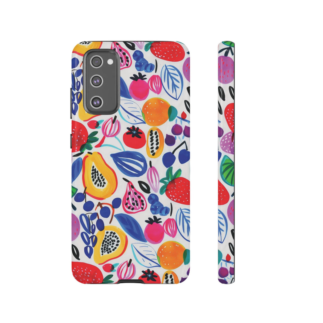 Premium Tough Summer Fruit Collage Gift for Her Cute Phone Cases for Samsung and Iphone, 16, 15, 14, S24, S23, S22, S21, S20, Plus, Ultra, Pro - Studio40ParkLane