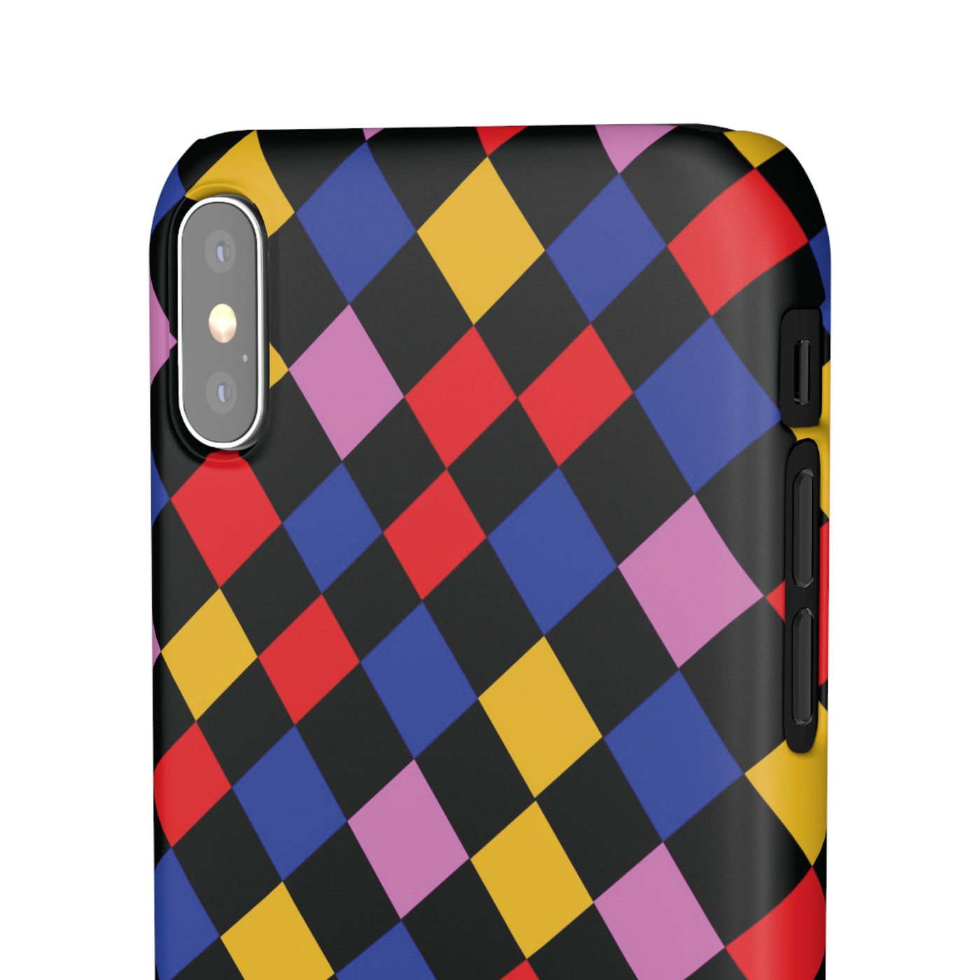 Colorful Checkerboard Cute Phone Case - Sleek Snap - for iPhone 16 15 14 13 12 11 Max Pro Plus Samsung Galaxy S24 S23 S22 S21 S20 Plus Ultra - Studio40ParkLane