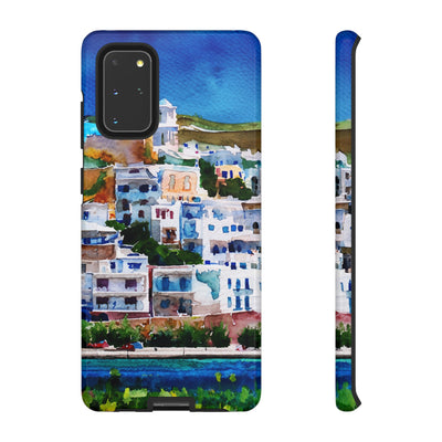 Impact Resistant, Greece House, Cute Phone Cases for Samsung S24, S23, S22, S21, IPhone 15 pro Iphone 14 pro Iphone 13 IPhone 12 Iphone 11