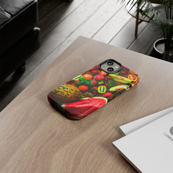 Fall Fruit Collage Cute Phone Case for, Samsung Galaxy S24, S23, S22, S21, IPhone 16 Case | Iphone 15, Iphone 14, IPhone 13 Case Mom Dad Gift - Studio40ParkLane