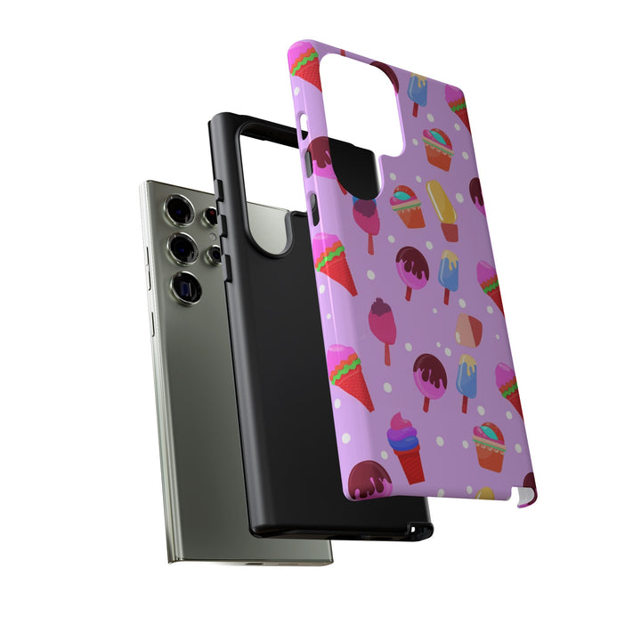Cute Samsung Case | Cool Iphone Case | Summer Pink Ice - Cream, Samsung S24, S23, S22, S21, IPhone 15 Case | Iphone 14 Case, Iphone 13 Case - Studio40ParkLane